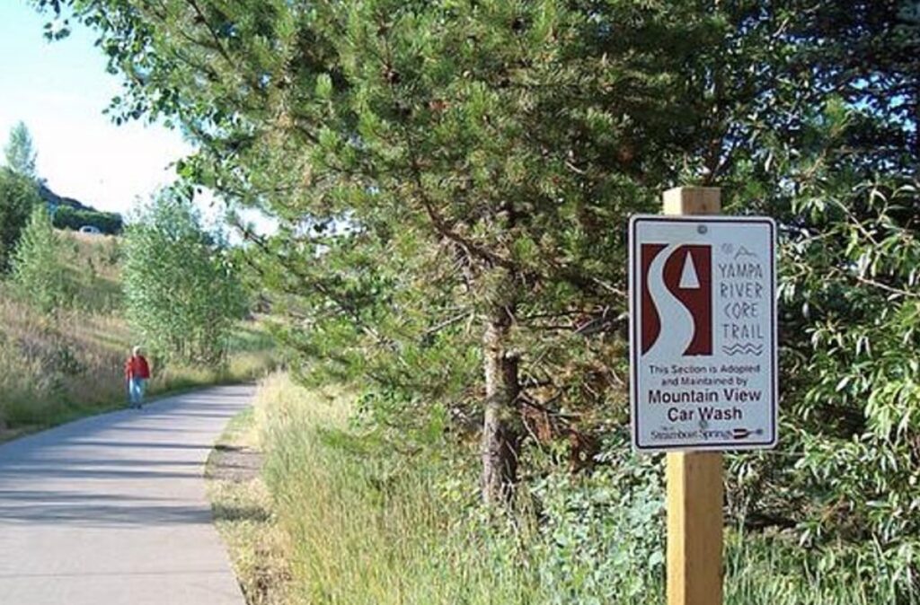 bike trail in steamboat spring